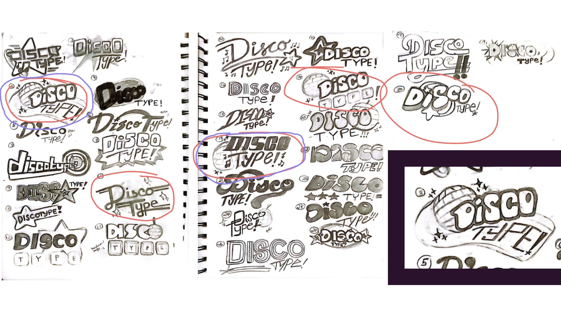30 logo sketches